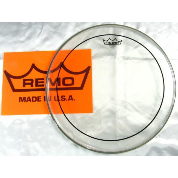 REMO PS-318BE PS-0318-00 PINSTRIPE Clear 18" ���� 18�C���`�i46cm�j �t���A�E�^�� �h�����E�w�b�h �s���X�g���C�v �N���A�[