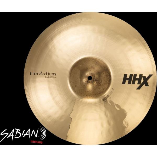 SABIAN HHX-16EVC-B EVOLUTION CRASH 16"(41cm) �Z�C�r�A�� �N���b�V���E�V���o�� HHX�V���[�Y �G�{�����[�V�����E�N���b�V��