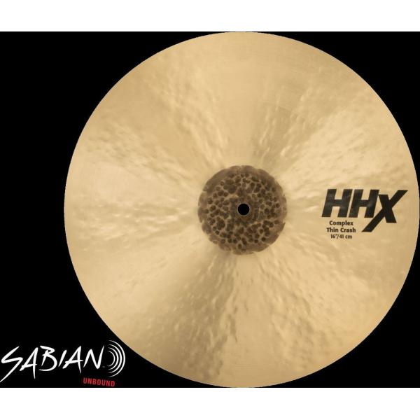 SABIAN HHX-16CTC COMPLEX THIN CRASH 16"(41cm) �Z�C�r�A�� �N���b�V���E�V���o�� HHX�V���[�Y �R���v���b�N�X�E�V���E�N���b�V��