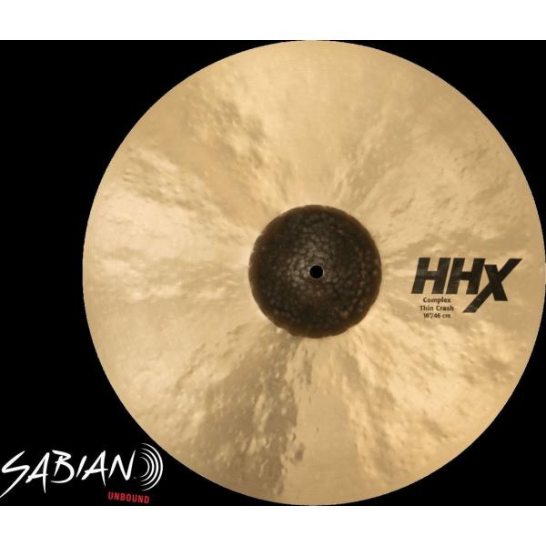 SABIAN HHX-18CTC COMPLEX THIN CRASH 18"(46cm) �Z�C�r�A�� �N���b�V���E�V���o�� HHX�V���[�Y �R���v���b�N�X�E�V���E�N���b�V��