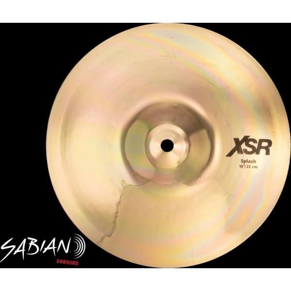 SABIAN XSR-10SP-B Splash 10"(25cm) �Z�C�r�A�� �X�v���b�V���E�V���o�� XSR�V���[�Y �i�u�����A���g�E�t�B�j�b�V���j