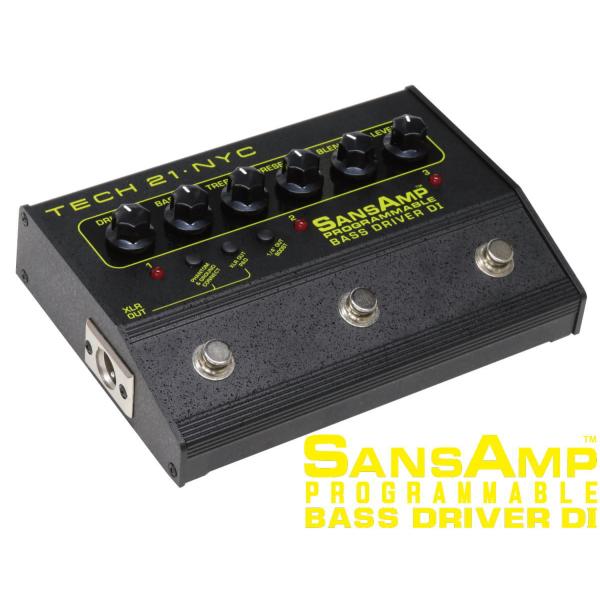ベース 3ch SANSAMP PROGRAMMABLE BASS D DI TECH21 SansAmp PROGRAMMABLE BASS DRIVER DI PBDR サンズアンプ