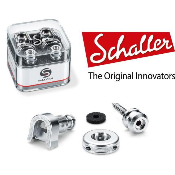 Schaller S-Locks C【Chrome】 シャーラー セキュリティ・ロック ストラップ・ロックピン 【クローム】正規輸入品 : schaller-s-locks-c:楽器屋のSAKAI - 通販 - 