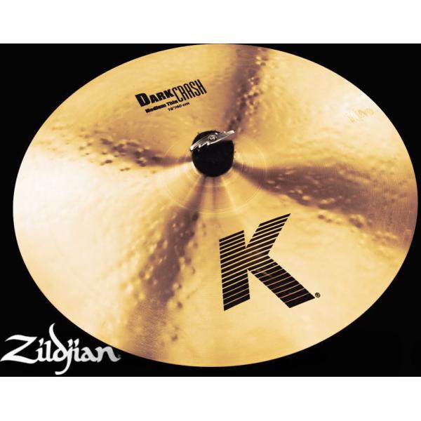 [�������񂹏��i] Zildjian K Zildjian K Dark Crash Medium Thin 16"�i40cm�j�mNKZL16DKC.MT�n �j�W���W���� �_�[�N�E�N���b�V���E�~�f�B�A���E�V�� �V���o��