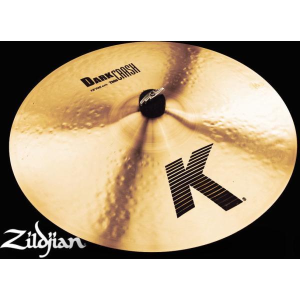 [�������񂹏��i] Zildjian K Zildjian K Drak Crash Thin 18"�i45cm�j�mNKZL18DKC�n �j�W���W���� �_�[�N�E�N���b�V���E�V�� �V���o��