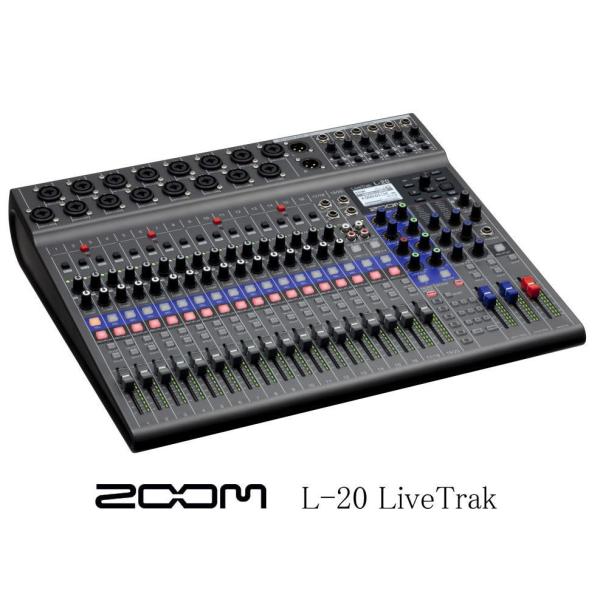 [񂹏i] ZOOM LiveTrak L-20 20-Track Live Mixer / Recorder Y[ 20gbN CuE~LT[ R[_[