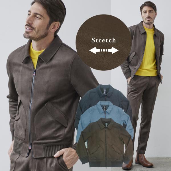 g-stage（ジーステージ） ジャケット ブルゾン メンズ スエード