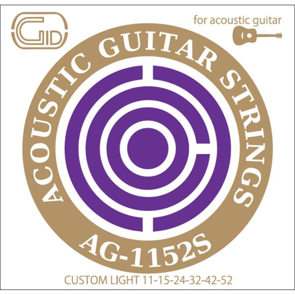GID アコースティックギター弦 カスタムライト AG-1152S CUSTOM LIGHT