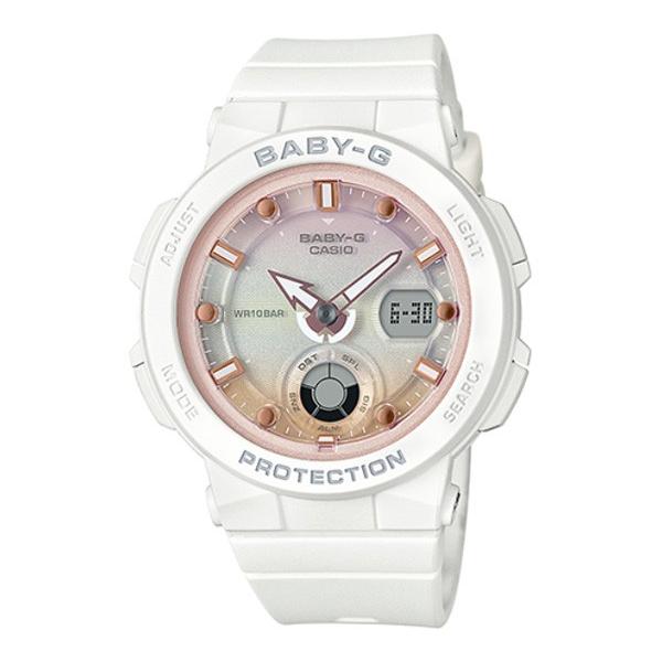 BABY-G �x�r�[G �x�r�[�W�[ �r�[�`�E�g���x���[�E�V���[�Y �J�V�I �A�i�f�W �r���v �z���C�g �s���N BGA-250-7A2JF �������K���f��