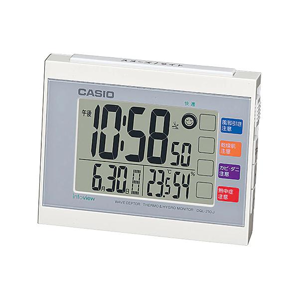 CASIO CLOCK JVI NbN dg ڊo܂v uv xv zCg DQL-210J-7JF