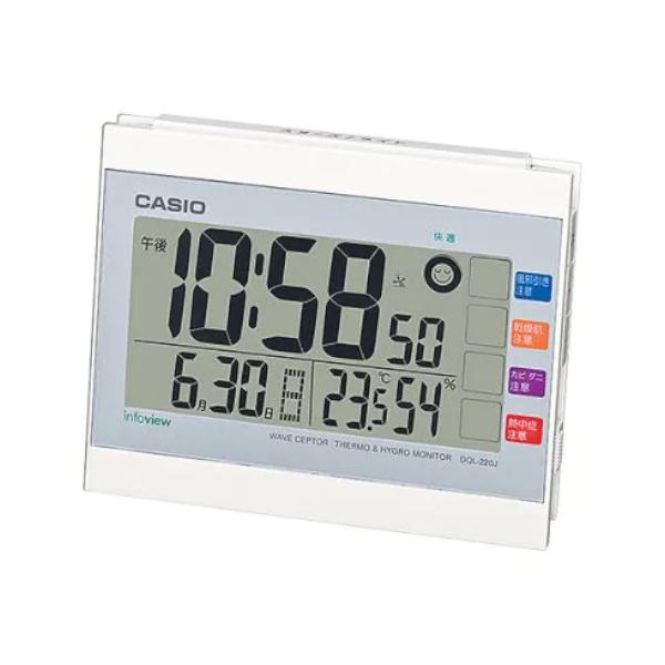 CASIO CLOCK JVI NbN dg ڊo܂v uv xv zCg DQL-220J-7JF