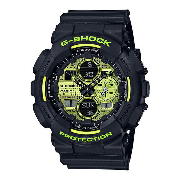 G-SHOCK 腕時計　GA-140DC-1A Black and Yellow G-SHOCK CASIO GA-140DC-1A Black and Yellow メンズ アナデジ 腕時計
