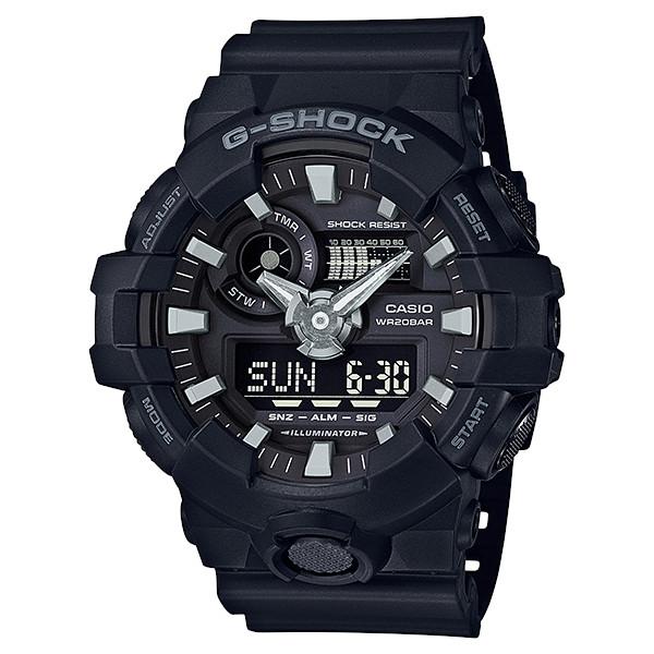 G-SHOCK GA-700-1B AifW I[ubN Yrv CASIO JVI GVbN W[VbN