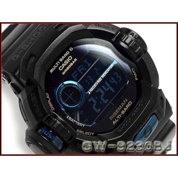 G-SHOCK Gショック ジーショック g-shock gショック 30周年記念限定モデル イニシャルブルー ライズマン 電波ソーラー  ブラック×ブルー GW-9230BJ-1