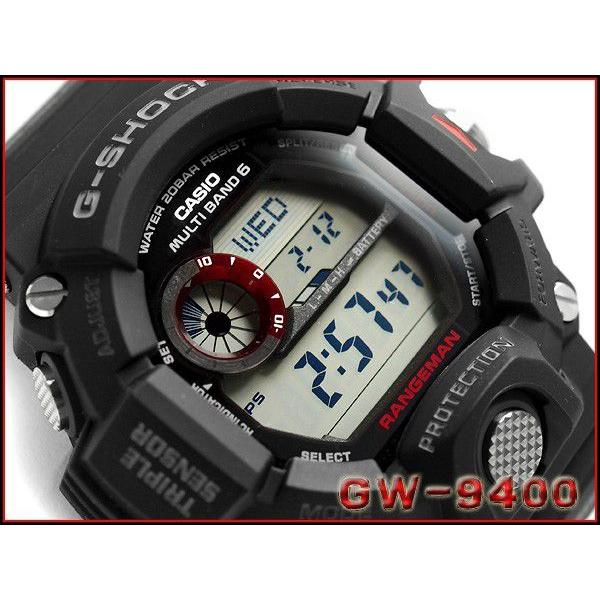 G-SHOCK Gショック ジーショック g-shock gショック 電波 ソーラー 腕時計 RANGEMAN レンジマン ブラック GW-9400-1