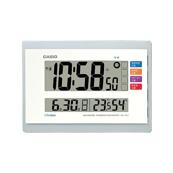 CASIO CLOCK JVI NbN Ǌ|v dg x xv zCg IDL-140J-7JF