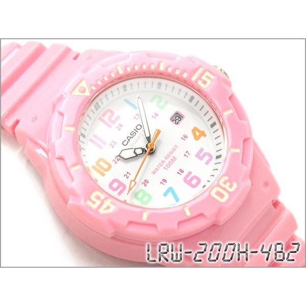 CASIO �J�V�I SPORTS ANALOGUE LADYS �X�|�[�c �A�i���O ���f�B�[�X�r���v�@�s���N �z���C�g�@�E���^���x���g LRW-200H-4B2