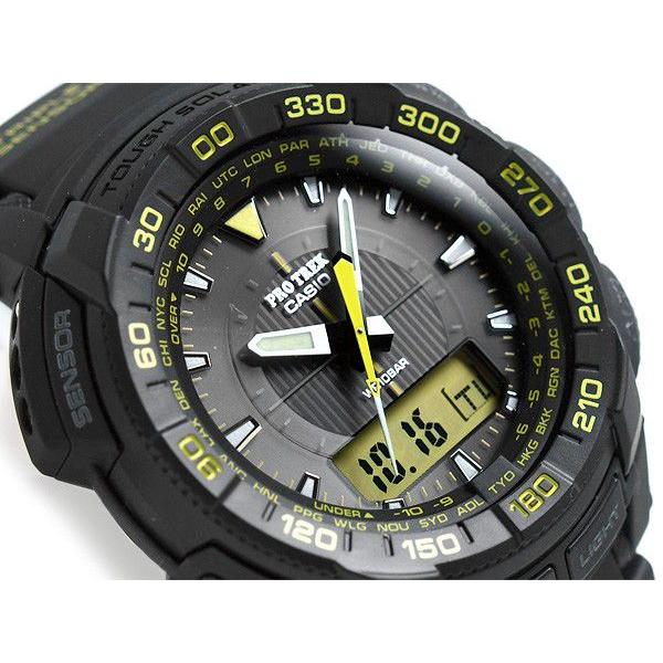 プロトレック PRO TREK カシオ ソーラー ブラック×イエロー PRG-550