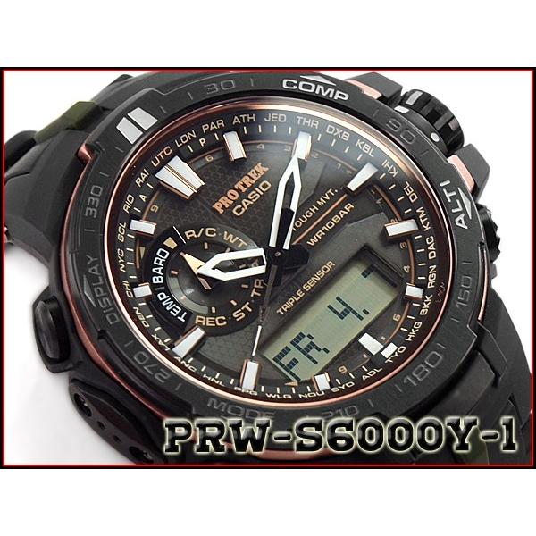 【美品】CASIO PROTREK PRW-S6000Y Casio Protrek PRW-S6000Y-1JF Triple Sensor RM Series