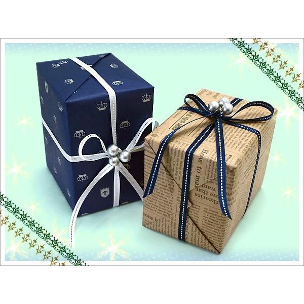 ラッピング 300円 ギフト お洒落 贈り物 Wrapping ネイビー ブラウン英字新聞風 W 3 G専門店g Supply 通販 Yahoo ショッピング