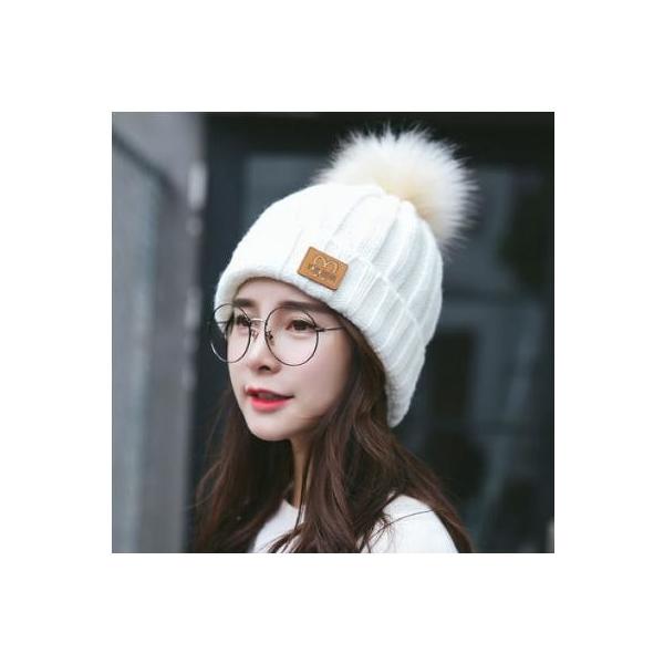 あったか レディース ポンポンつき ニット帽 裏起毛 内側 ポンポン 帽子 防寒 冬 白 Buyee Buyee บร การต วกลางจากญ ป น ซ อจากประเทศญ ป น