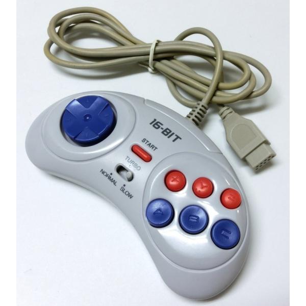 MD(メガドライブ) 連射・スロー機能搭載コントローラー : ジーテイク