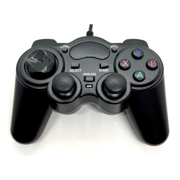 PC用ジョイスティック USB接続 黒 PC 連射機能付きUSBコントローラー : ジーテイクドットコム - 通販
