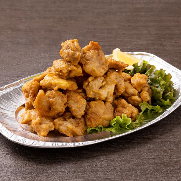 （原産国）ベトナム産（原材料）鶏肉（モモ肉）、植物油脂（大豆を含む）、小麦粉、でん粉、食塩、卵白粉（卵を含む）、香辛料、しょうゆ、料理酒、粉末しょうゆ、砂糖、脱脂粉乳、ぶどう糖、加工でん粉、調味料（アミノ酸）、ポリリン酸Na,乳化剤、酸味料...