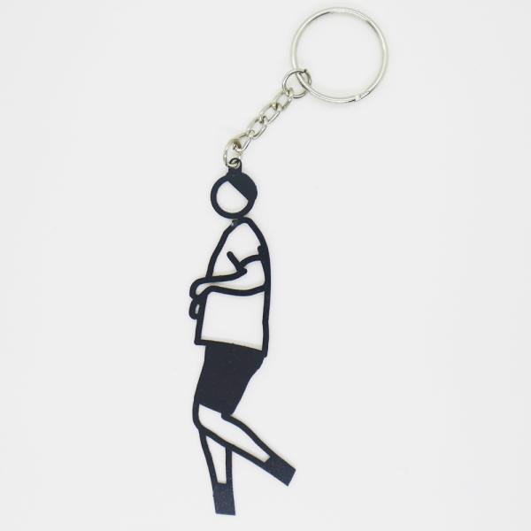ジュリアン・オピー】Julian Opie ELVIS Keyrings - 全6色 メタル