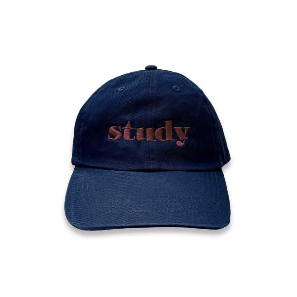 STUDY CAP(NAVY WITH BORDEAUX)『STUDY MAGAZINE』キャップ : 銀座 蔦