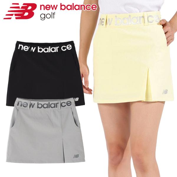 2025春夏　new balance レディース ゴルフスカート ネイビー New Balance ニューバランス レディース ゴルフウェア スカート