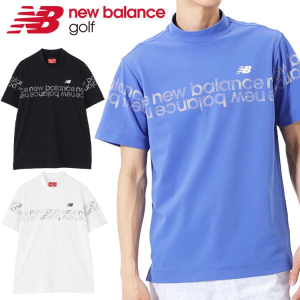 新品未使用2025年製new balance モックネックシャツ ホワイト即購入 新品LL】ニューバランスゴルフ 2025年 モックネック 半袖シャツ 6