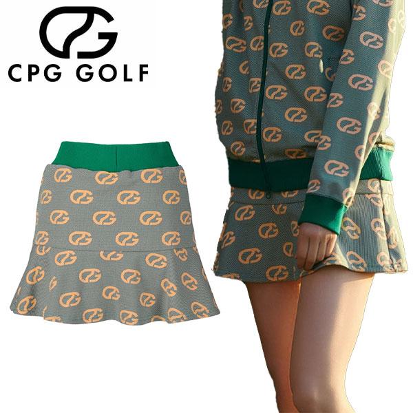 CPG ゴルフ　レディーススカート CPG GOLF CPG GOLF DESIGN LOGO FLAIRED SKIRT デザインロゴ フレア