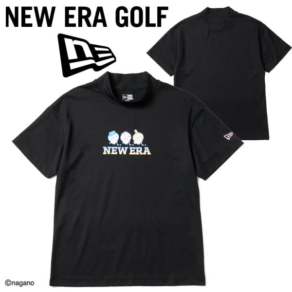 ニューエラ ゴルフ 鹿の子 ちいかわ・ハチワレ・うさぎ ミッドネック 半袖Tシャツ レディース 2026春夏 ゴルフウェア 14864558