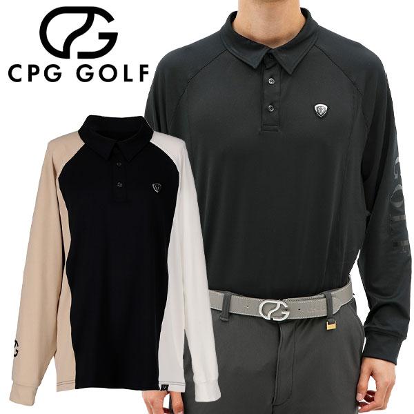 CPG GOLF ポロシャツ CPG GOLF 【期間限定】 カラーブロックポロロングスリーブ メンズ