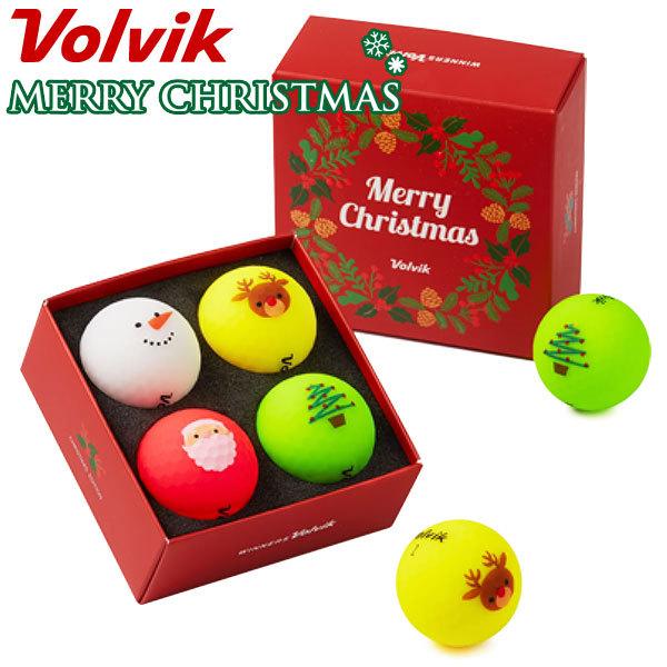 期間限定 数量限定品 ボルビック ビビッド クリスマス パッケージ ゴルフボール 4球セット Volvik ヴォルビック 19sbn ジーゾーン ゴルフ Paypayモール店 通販 Paypayモール