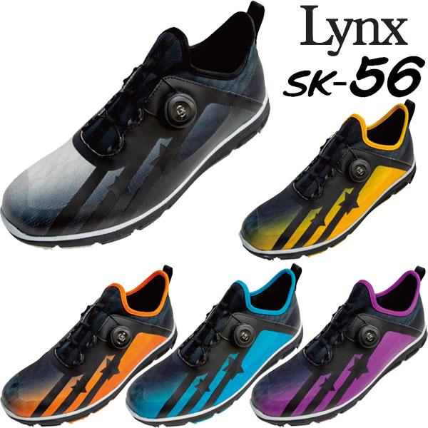 2022年モデル Lynx Golf エスケー56 ゴルフシューズ■「自分 好み」の カラーを選べる、スポーティなスパイクレス。スポーティでスタイリッシュなデザインなので、ファッションを選ばず、あらゆるシーンで活躍します。サイズ：25.0〜...