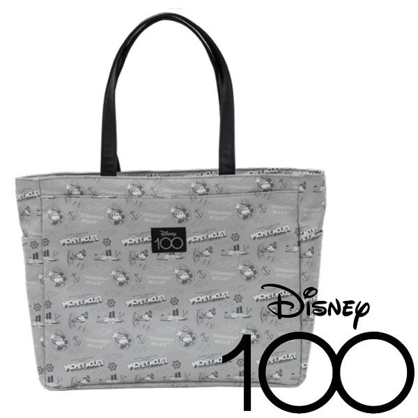 (年間ベストストア2025ゴルフ1位記念)(送料無料) ディズニー ゴルフ Disney100 トートバッグ モノクロ 73220-422-001 (sbn)