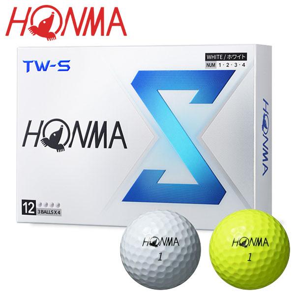 HONMA GOLF TOUR WORLD TW-S 2024 Ball 1doz(12p)スピン性能重視のツアー系ボール。・カラー：ホワイト、イエロー・素材：新配合LDコア、ソフトFLEXレイヤー、プレミアムキャストウレタンカバー・構造：...