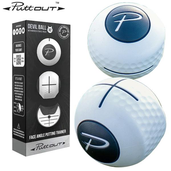 PUTT OUT デビルボール デビルボール【革新的なパター練習器具!!パターのフェースを改善