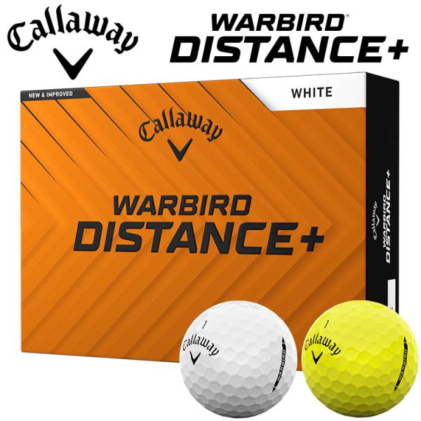 他サイト： キャロウェイ WARBIRD DISTANCE+ ゴルフボール 1ダース 12球入り 日本正規品 2025モデルの商品画像