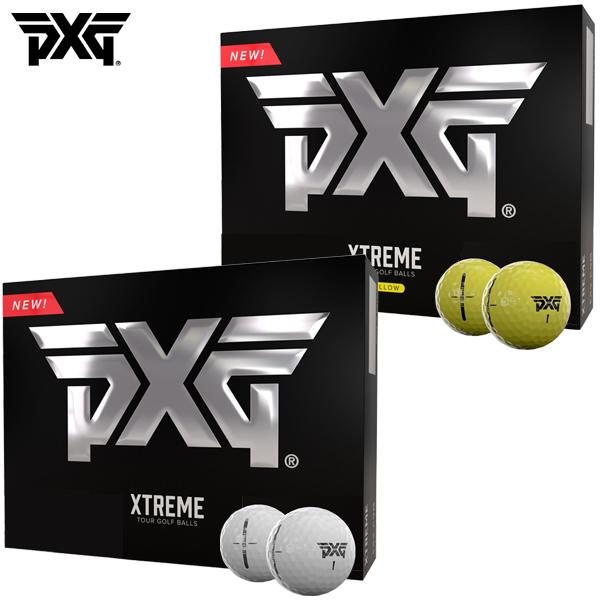 PXG XTREME TOUR GOLF BALLS白と黄色のカラーからお選びいただける新作PXGのXtreme Tourボールは、Xtreme Tour Xボールより打感は柔らかく、スピン量が少なく、またより鋭い弾道をもたらす設計です。素...