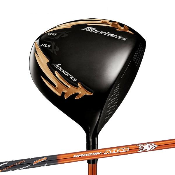 ワークスゴルフ マキシマックス ブラックシリーズ2 ドライバー ルール適合 USTマミヤドラコン飛匠シャフト ワークスゴルフ マキシマックス ブラックシリーズ2 ドライバー ルール