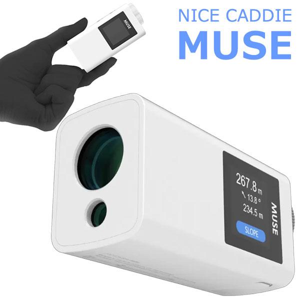 (期間限定) 0.1秒測定 超小型 超軽量 RARA JAPAN ナイスキャディ ミューズ MUSE ゴルフ用レーザー距離計 2025モデル (sbn)