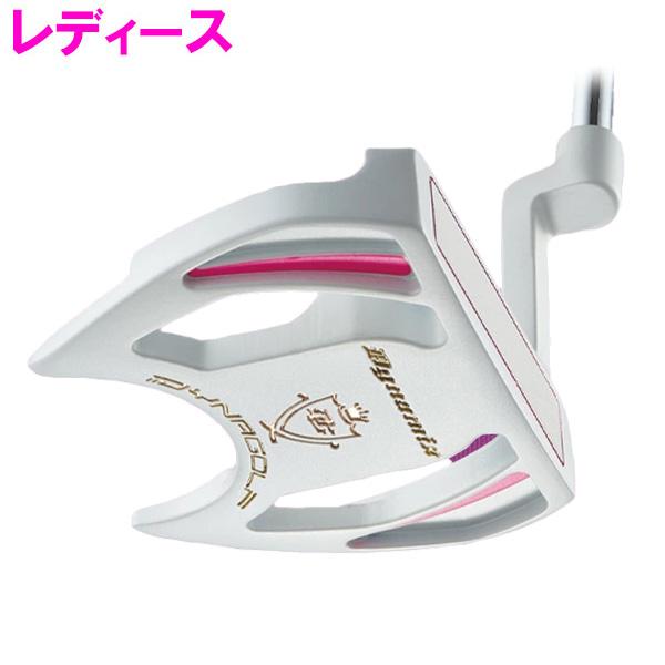 DYNAGOLF Dynamix PUTTER 女性用オリジナルスチールシャフト■ロフト角：3.5度■ライ角：72度■ヘッド重量：345g■総重量：499g■33インチ広大なスイートエリアと、縦横共々に最大級を誇る高慣性モーメントを実現した...