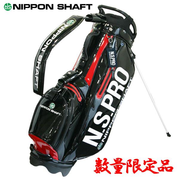   ★2026モデル 極美品 スタンドキャディバッグ 数量限定品 日本シャフト N.S.PRO スタンド キャディバッグ NIPPON