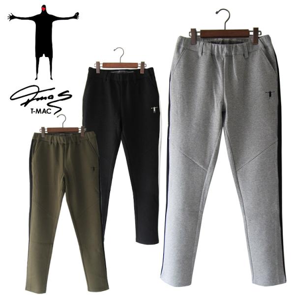 T-MAC ティーマック ゴルフ 側章ダンボールニットパンツ メンズ 2025秋冬 ゴルフウェア 7415340112 T-MAC（ティーマック） ゴルフ 側章ダンボールニットパンツ メンズ