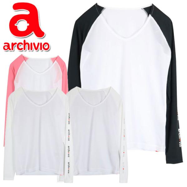 ARCHIVIO アルチビオ 長袖インナーシャツ UVカット 黒 36 ARCHIVIO アルチビオ 長袖インナーシャツ UVカット 黒 36 ゴルフ