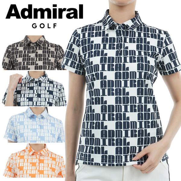 Admiral Golf アドミラル ゴルフ ロゴモノグラム ポロシャツ