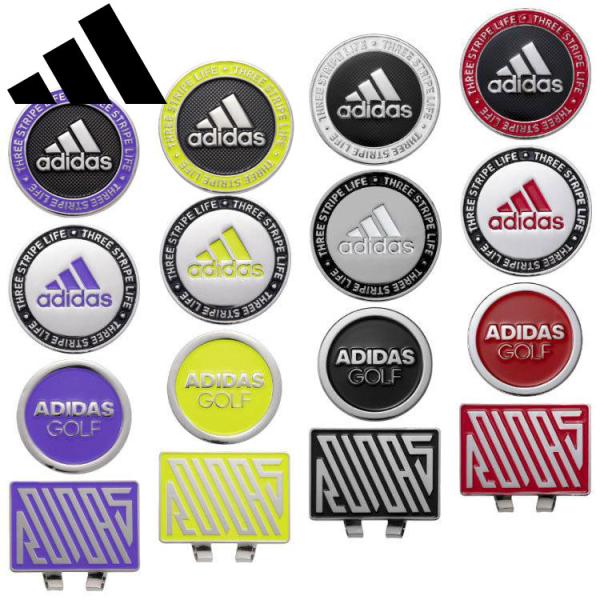 adidas GOLF Core 2way Marker  ADM-913ビッグサイズのポケットマーカーとキャップマーカーの2wayマーカーMarker（大）●素材：鉄●サイズ：40φ×d2.0mm●重さ：27ｇMarker（小）●素材：鉄...